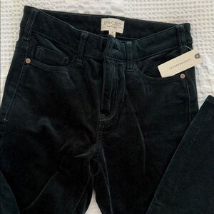 Pilcro Women's Dark Green Corduroy Jeans High Rise Skinny NWT